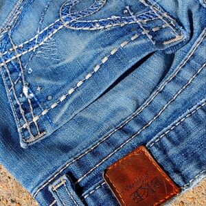 BKE Blue Embellished Jeans